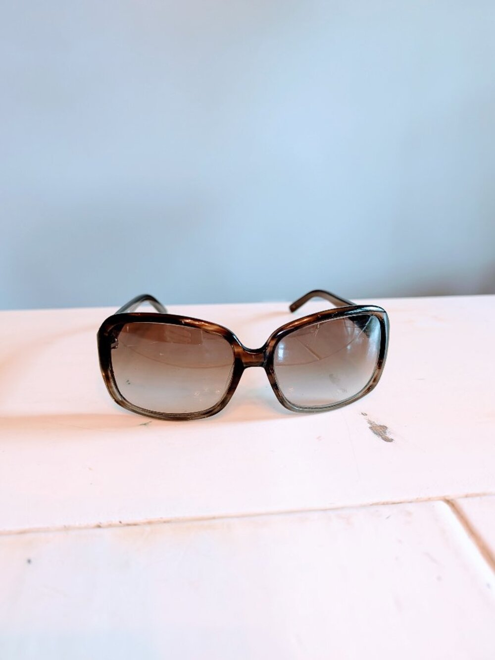 Kate Spade Lulu/S Rectangle Sunglasses Tortoise Havana Brown Gradient UV400 Y2K